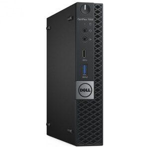 Calculator Refurbished DELL OptiPlex 7050 MICRO, Procesor Intel Core i3-7100t 3.40GHz, 8GB RAM DDR4, 256GB SSD, Windows 10 OEM