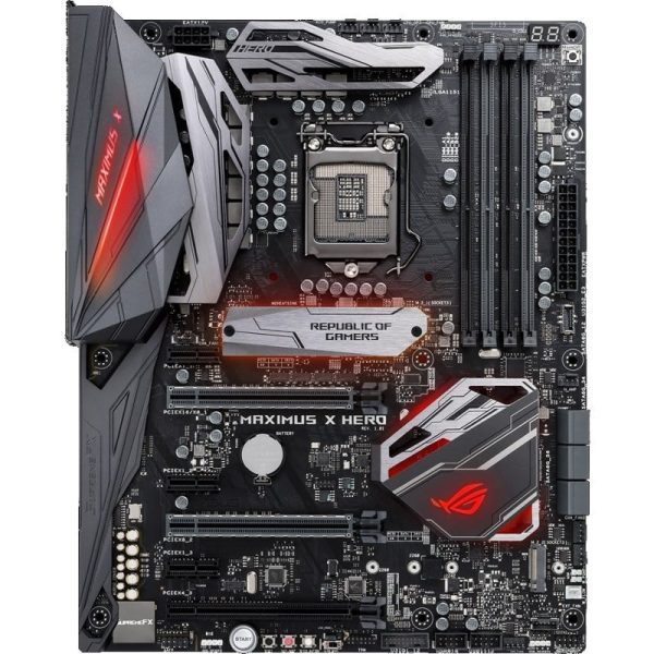 Placa de baza ASUS ROG MAXIMUS X HERO, LGA 1151V2, Z370, Bulk, Refurbished