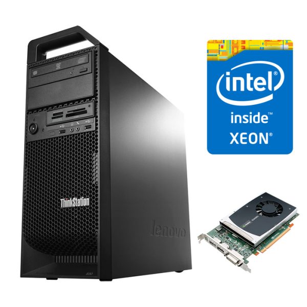 Workstation LENOVO ThinkStation S30 Intel Xeon 8-Cores E5-2660 3.00 GHz, 32 GB DDR3, 256 GB SSD + Placa Video nVidia Quadro 2000